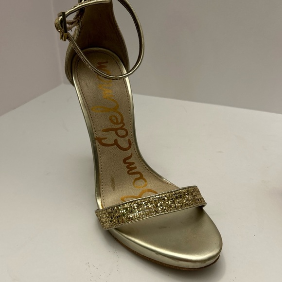 Sam Edelman gold sequined heels size 7 - Picture 5 of 7